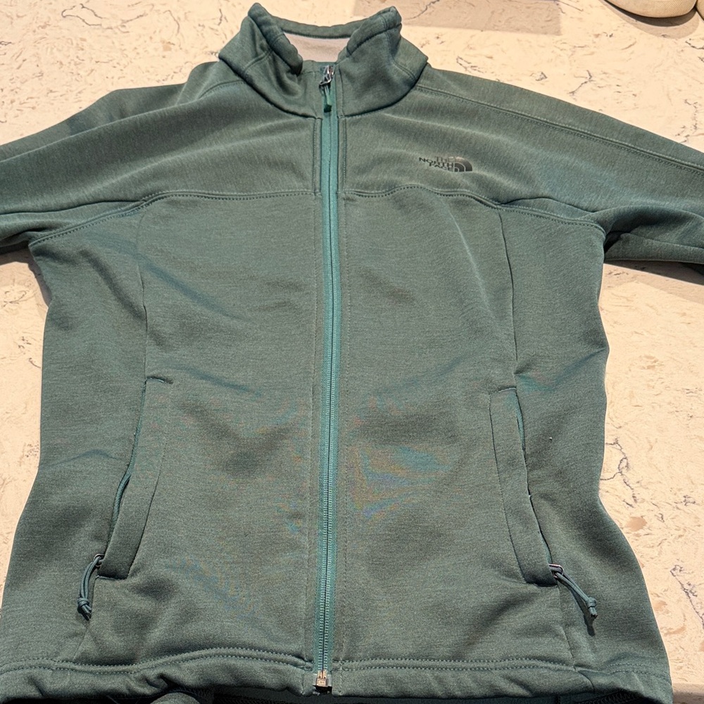 The North Face Teal Full-Zip Jacket